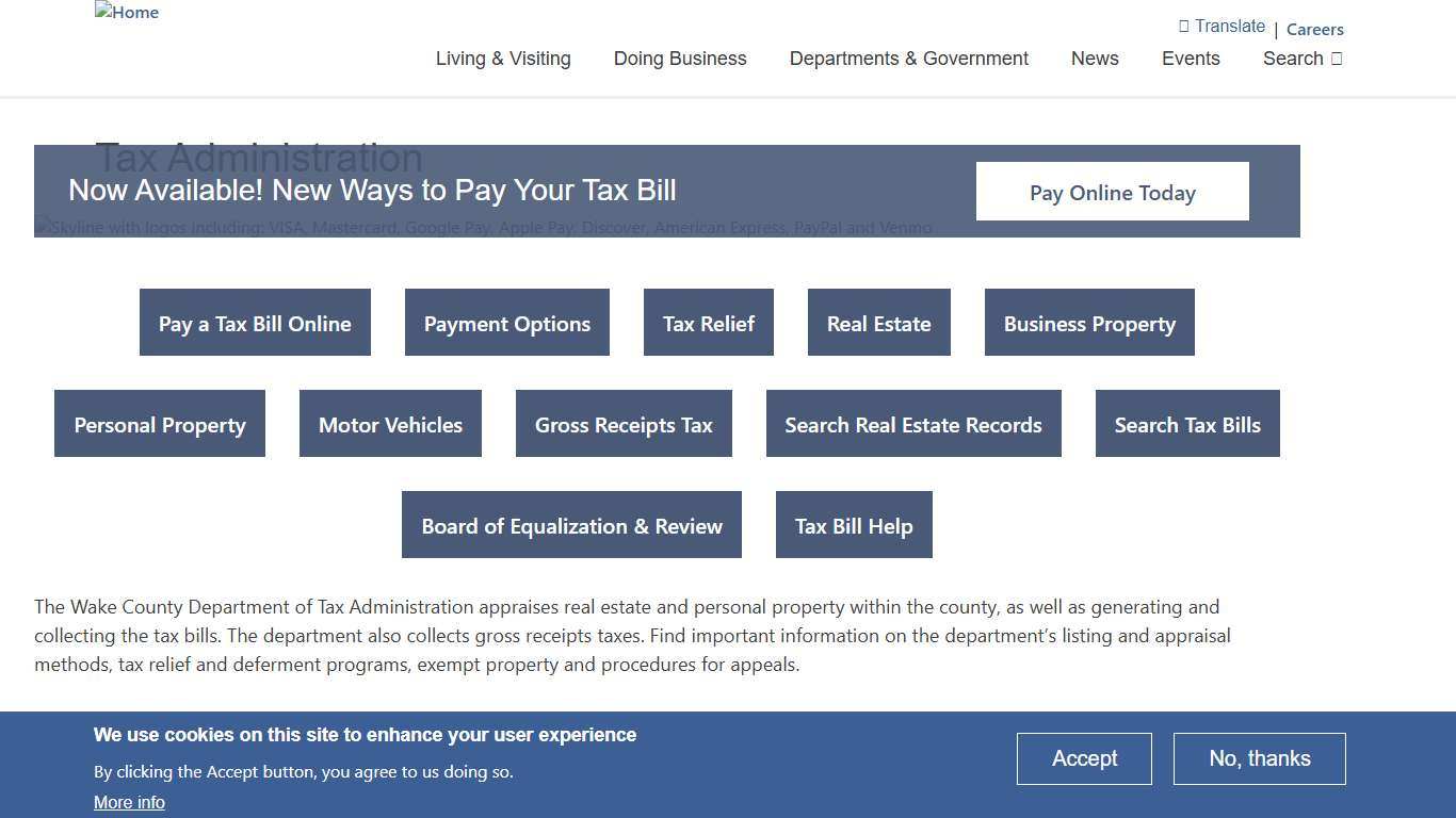 Tax Administration | Wake County Government